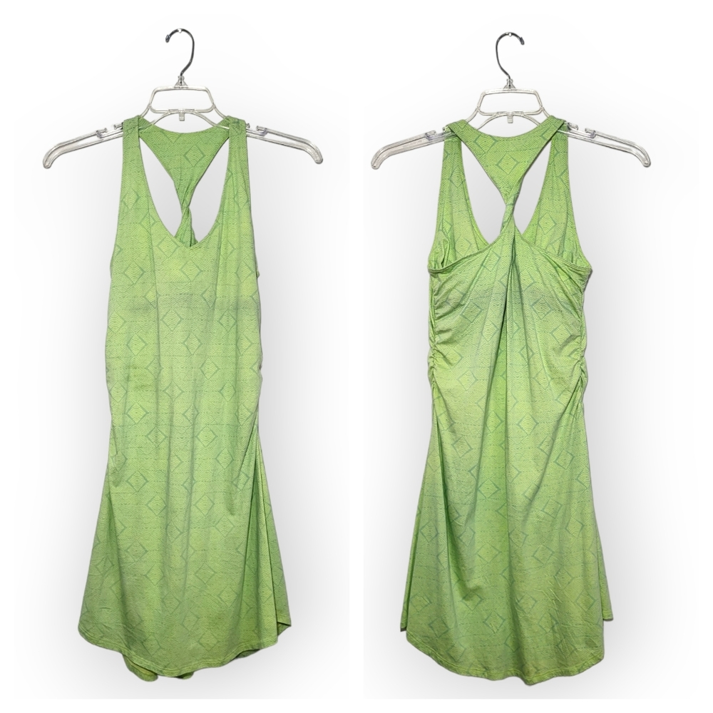 Patagonia Kamala Twist Dress Green Racerback Dress Small